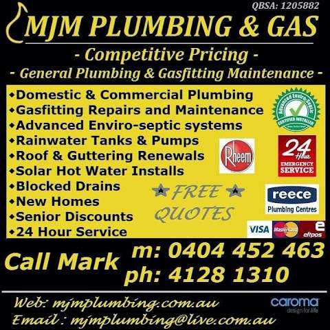 Photo: MJM Plumbing and Gas